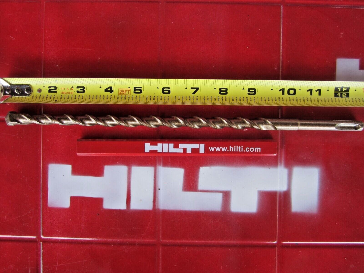 HILTI TE-C 1/2 x 12", SDS PLUS, PREOWNED,FREE HILTI PENCIL,L@@K, FAST SHIPPING