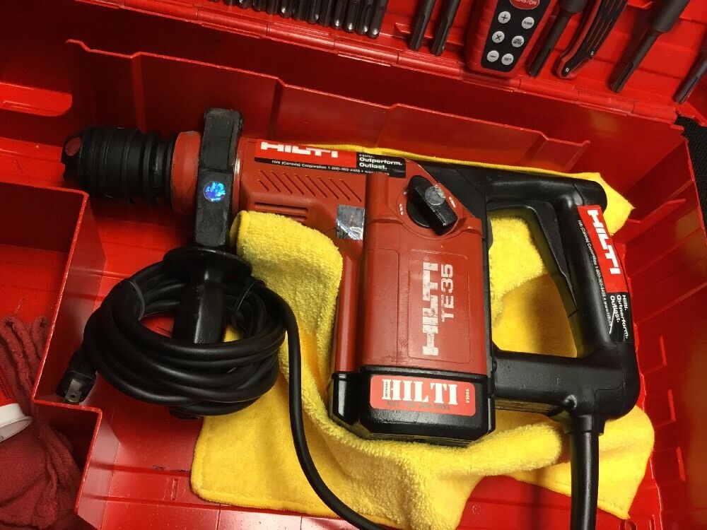 HILTI TE 35, PREOWNED, FREE BITS, LASER DISTANCE METER