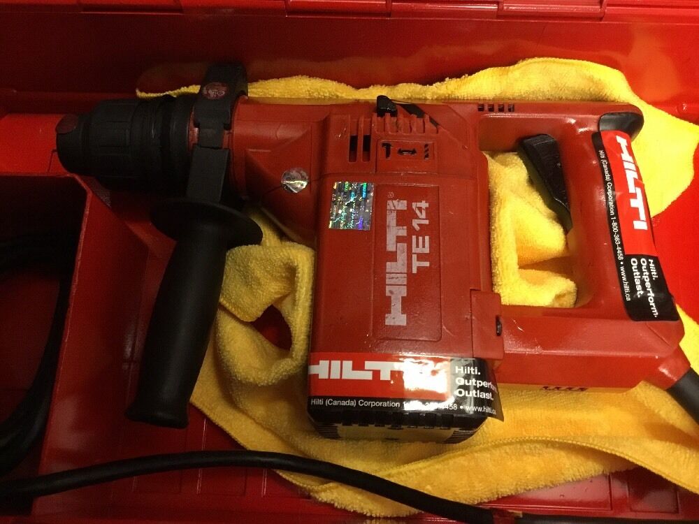 HILTI TE 14 PREOWNED, ORIGINAL, FREE TABLET, BITS, EXTRAS