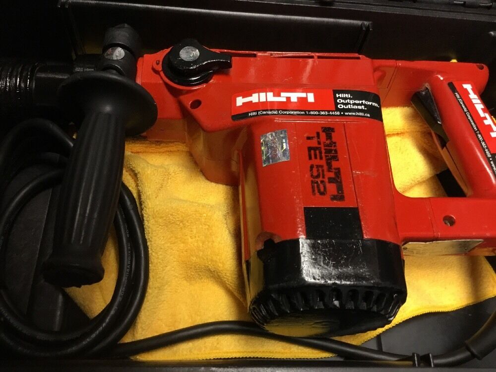 HILTI TE 52 PREOWNED, FREE THERMO, BITS AND CHISELS, FAST SHIP