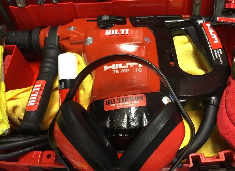 HILTI TE 76P ATC, PREOWNED, EXCELLENT CONDITION, FREE BITS & CHISELS, FAST SHIP