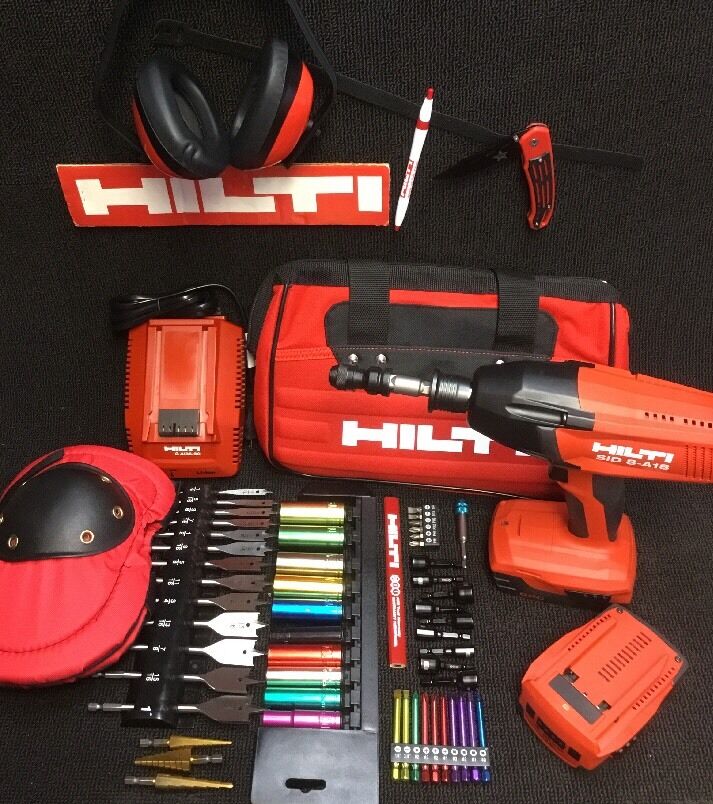 HILTI SID 8-A18 CORDLESS DRIVER, NEW, FREE BITS, EXTRAS, COMPLETE SET