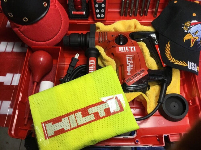 HILTI TE 6 C PREOWNED , L@@K Nice , Free Knife , bits , Hat , Laser Miter, Vest