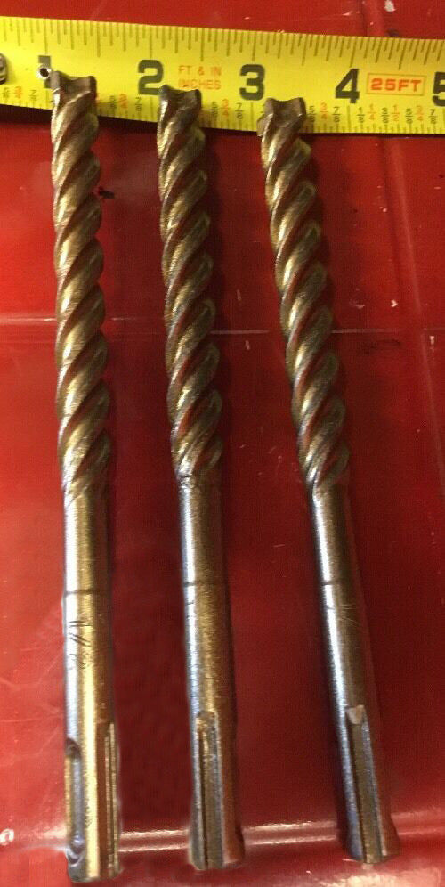 HILTI TE-CX 1/2" X 6-1/2" SDS PLUS, L@@K, SET OF 3, FREE HAT, FAST SHIPPING