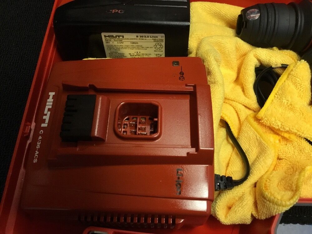 HILTI TE 6-A36 DISPLAY, FREE LASER METER, BITS, FAST SHIP