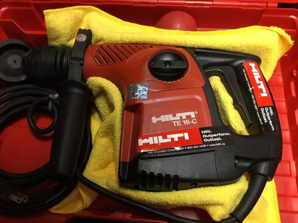 HILTI TE 16-C, PREOWNED, FREE MUG, BITS, T-SHIRT, MORE,