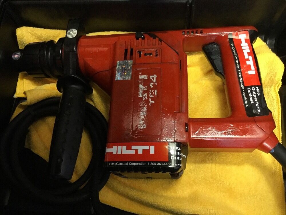 HILTI TE 14 PREOWNED, ORIGINAL, PREOWNED, FREE ANGLE GRINDER, BITS