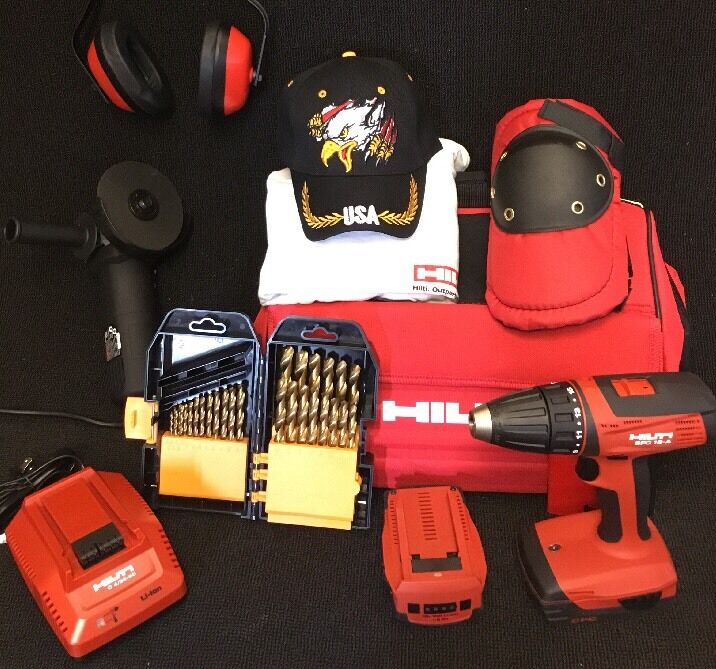 HILTI SFC 18-A, NEW, W/ 2 BATTERIES, FREE GRINDER, A LOT OF EXTRAS