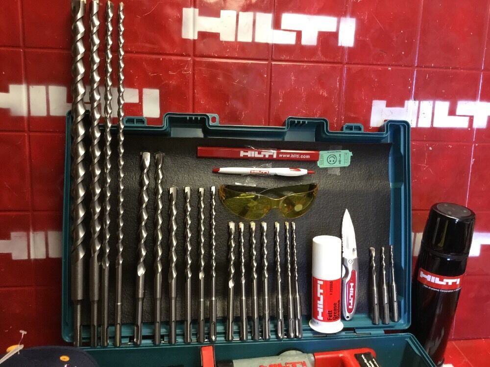 HILTI TE 17,PREOWNED, GREAT CONDITION, LOADED BITS, EXTRAS