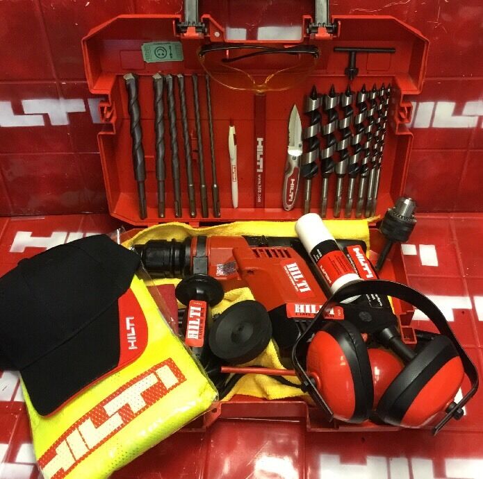 HILTI TE 5 HAMMER DRILL, PREOWNED, LOADED BITS,