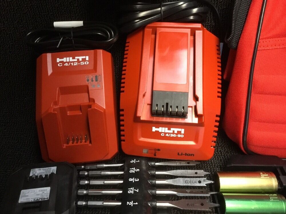 HILTI SID 8-A18 CORDLESS DRIVER, NEW, FREE HILTI SID 2-A, COMPLETE SET