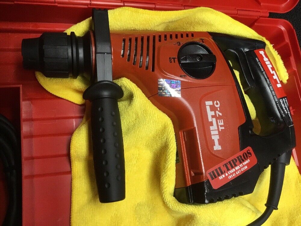 HILTI TE 7-C HAMMER DRILL, PREWONED, FREE SPEAKER, BITS, BUNCH EXTRAS, FAST SHIP