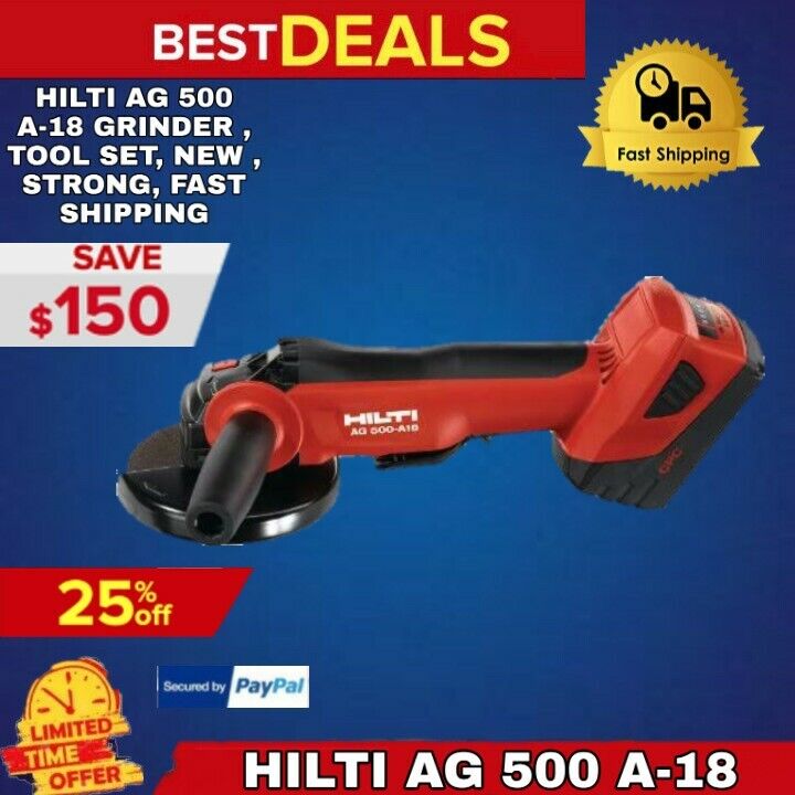 HILTI AG 500 A-18 GRINDER , TOOL SET, NEW