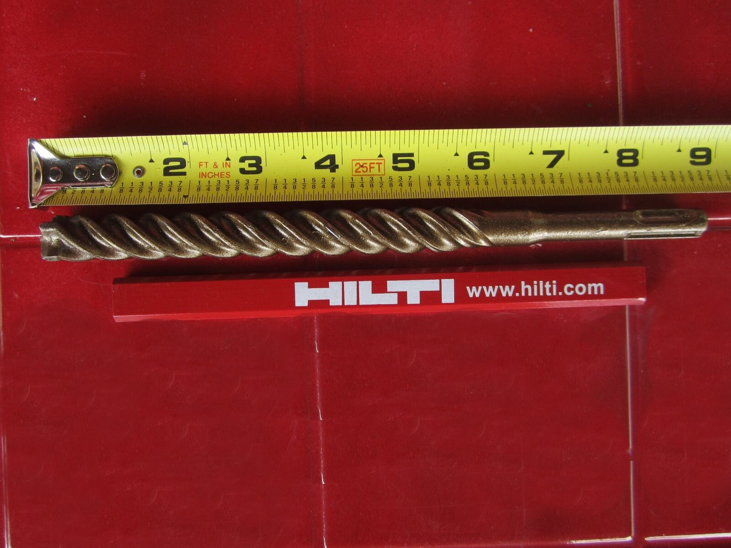 HILTI TE-CX 5/8 x 8", SDS PLUS, PREOWNED,FREE HILTI PENCIL,L@@K, FAST SHIPPING