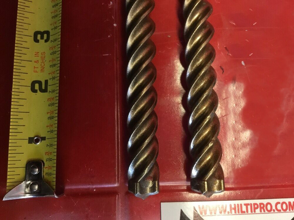 HILTI TE-CX 5/8" X 8-1/2" SDS PLUS SET OF 2, L@@K, GERMANY, FREE HAT, FAST SHIP