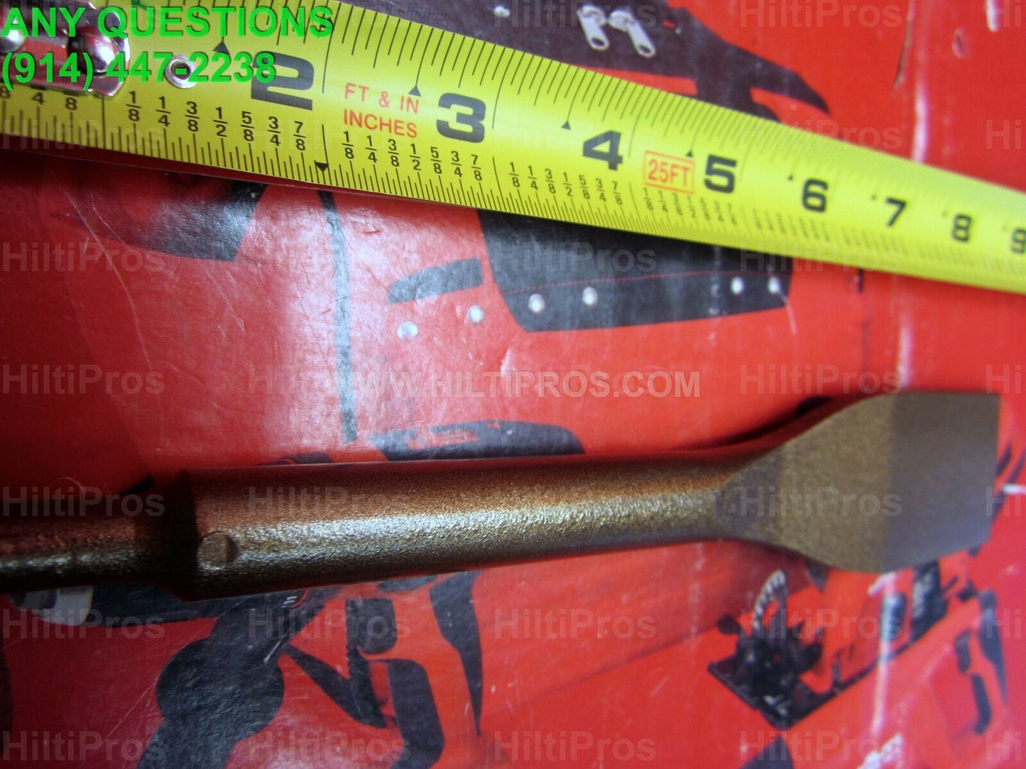 HILTI NARROW BENT FLAT CHISEL/SCRAPER TE-CP, 1-1/2" X 10"