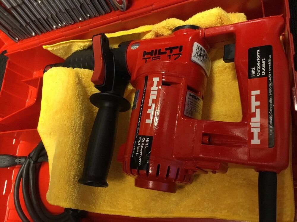 HILTI TE 17 GREAT CONDITION, FREE TABLET, BITS AND EXTRAS