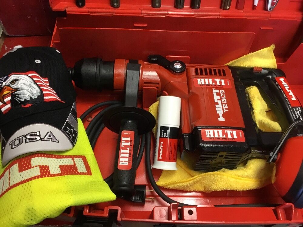 HILTI TE 505, L@@K, BREAKER, CHISELS INCLUDE, FREE EXTRAS, DURABLE, FAST SHIP