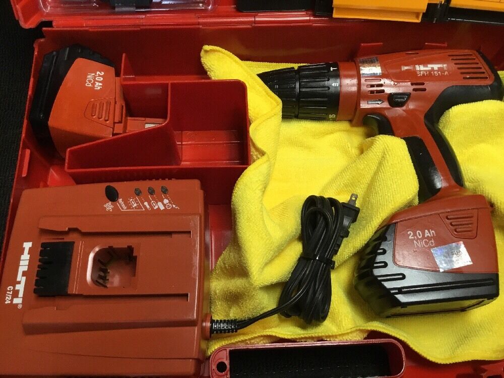 HILTI SF 151-A CORDLESS DRILL, PREOWNED, FREE BITS, HILTI SID 2-A,