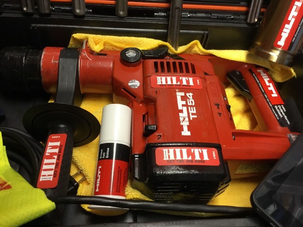 HILTI TE 54 HAMMER DRILL, L@@K, FREE TABET & EXTRAS, STRONG, GERMANY, FAST SHIP