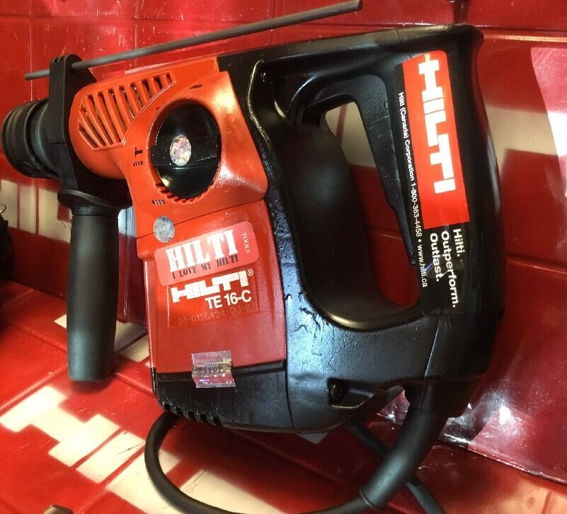 HILTI TE 16-C, PREOWNED, LOADED W/ EXTRAS, GREAT CONDITION