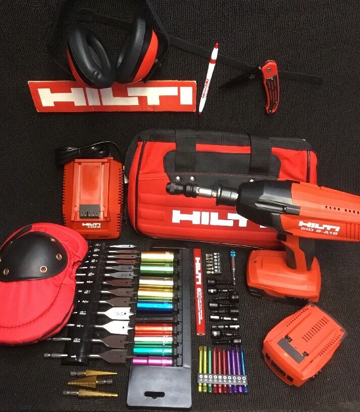 HILTI SID 8-A18 CORDLESS DRIVER, NEW, FREE BITS, EXTRAS, COMPLETE SET