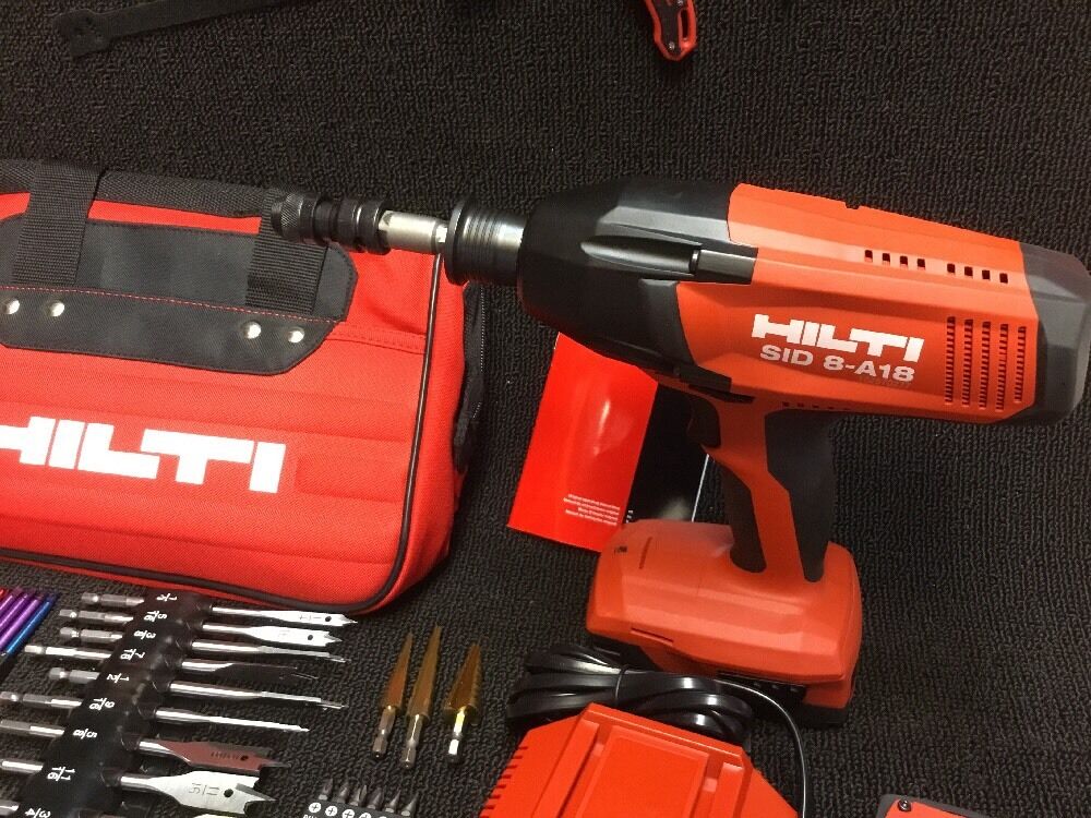 HILTI SID 8-A18 CORDLESS DRIVER, NEW, FREE SMART WATCH, COMPLETE SET