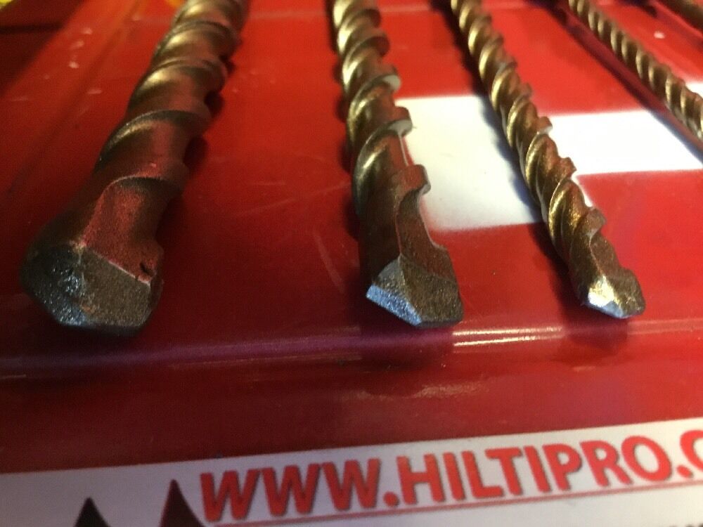 HILTI DRILL BIT 1/2", 3/8", 1/4" SDS PLUS, SET OF 5