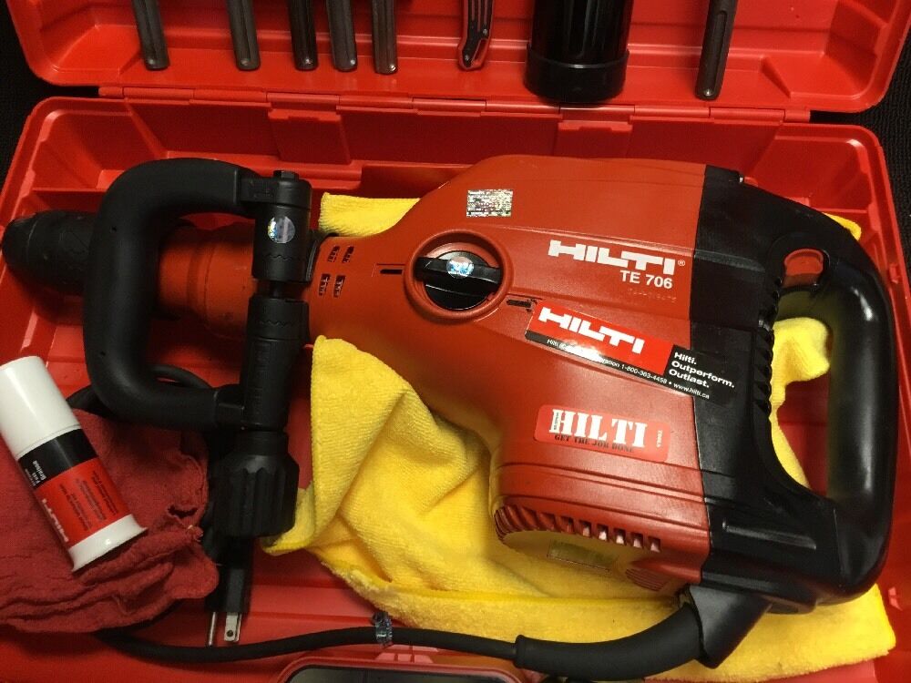 HILTI TE 706, DISPLAY, FREE CHISELS