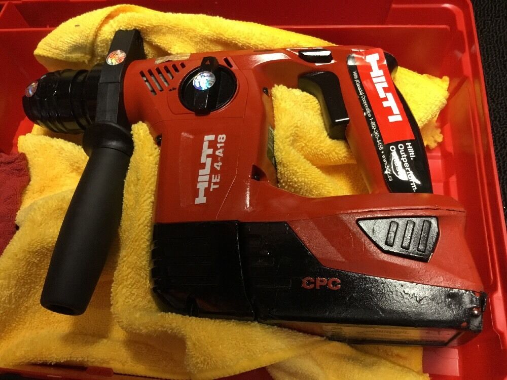 HILTI TE 4-A18 PREOWNED, FREE LASER METER, BITS AND EXTRAS