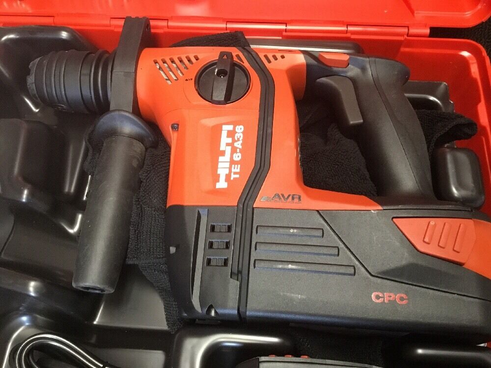 HILTI TE 6 A-36 HAMMER DRILL, NEW, FREE GRINDER, BITS, A LOT EXTRAS, FAST SHIP