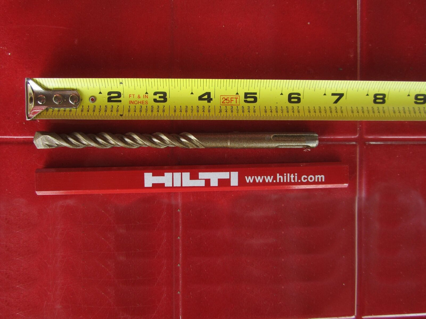 HILTI TE-C 3/8 x 6", SDS PLUS, PREOWNED,FREE HILTI PENCIL,L@@K, FAST SHIPPING