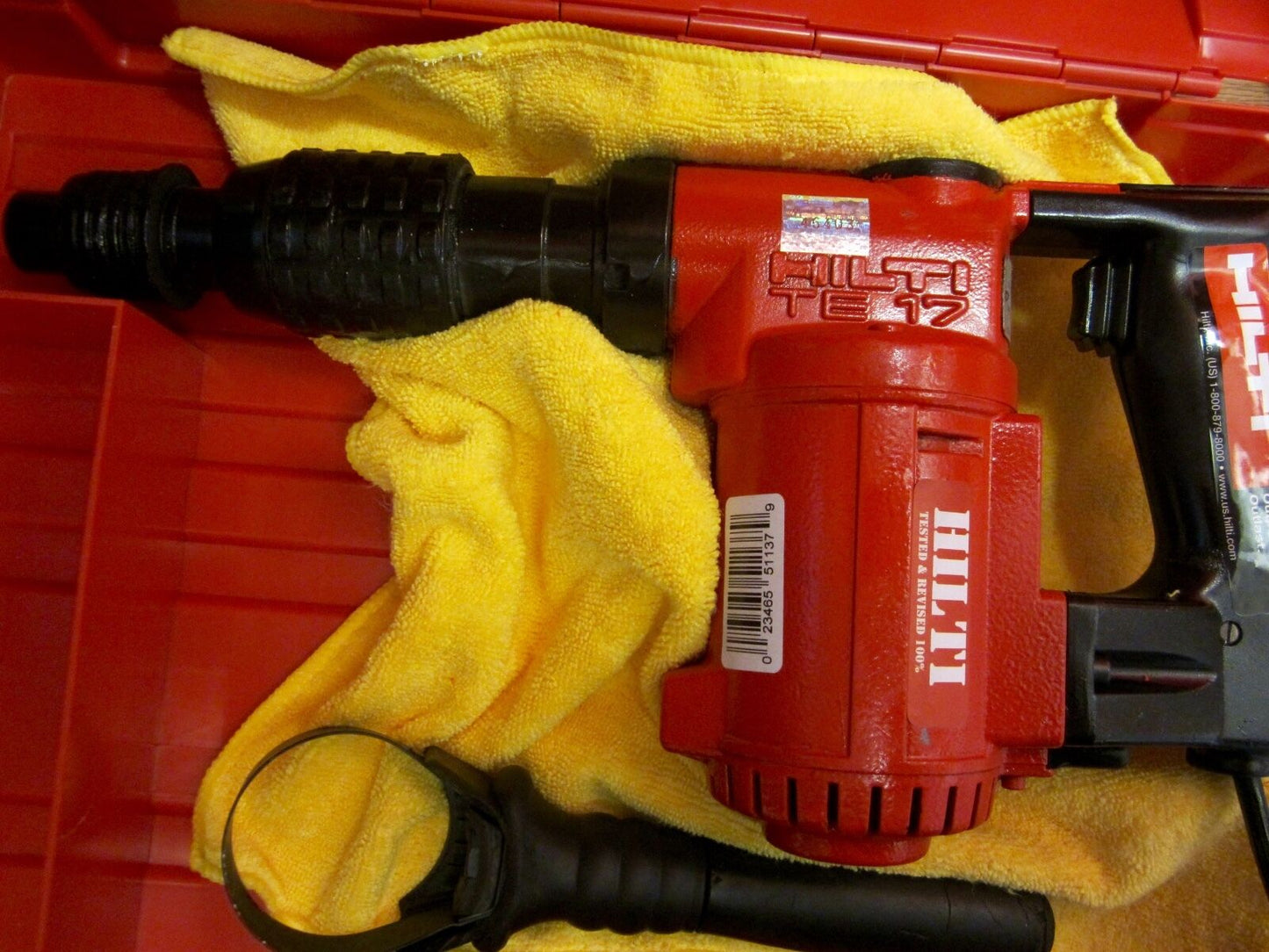 HILTI TE 17 HAMMER DRILL, EXCELLENT CONDITION, MADE IN GERMANY, FREE LASER