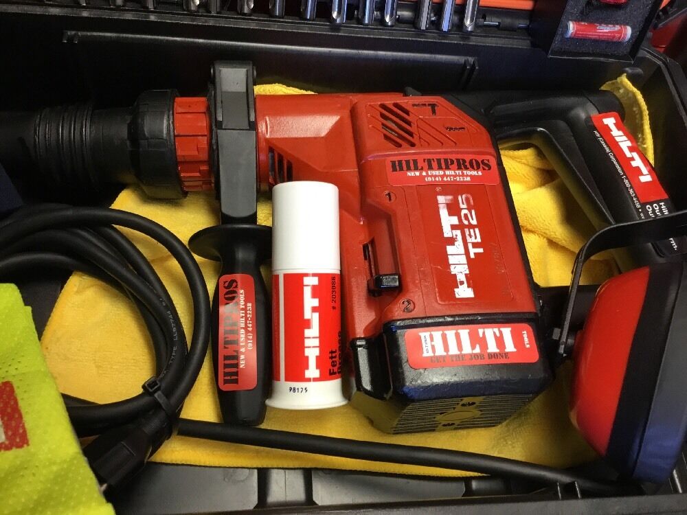 HILTI TE 25, GREAT CONDITION, PREOWNED, FREE EXTRAS