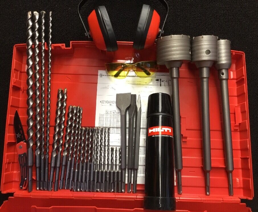 HILTI TE 35, EXCELLENT CONDITION, FREE BITS & CHISEL,THERMO BOTTLE