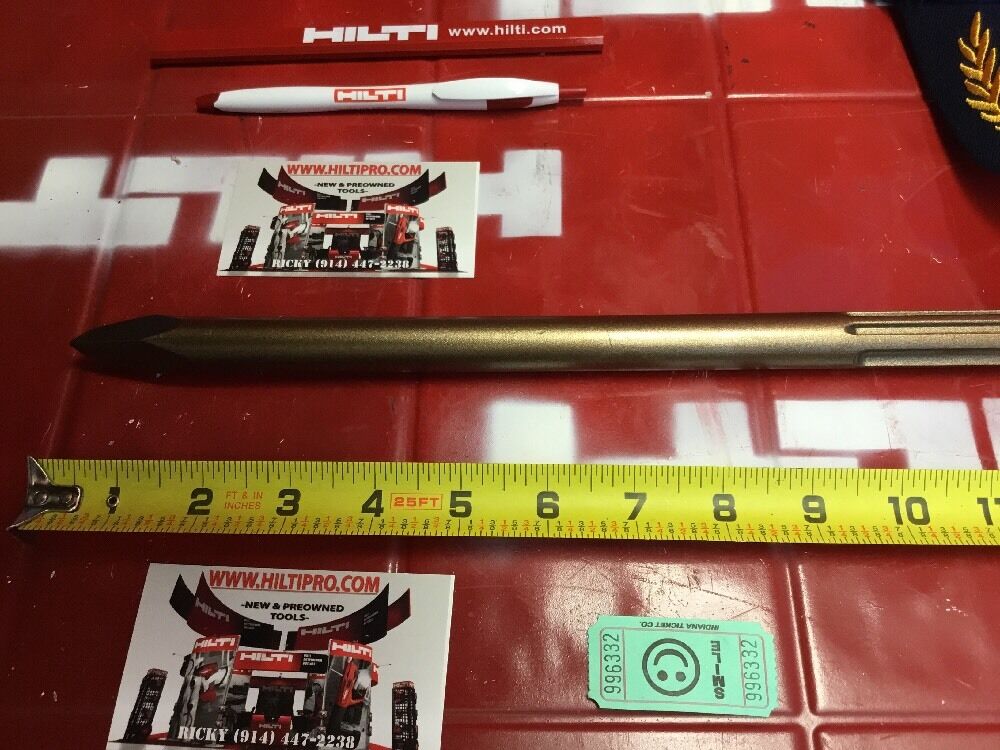 HILTI CHISEL POINTED SDS MAX 12" PREOWNED,