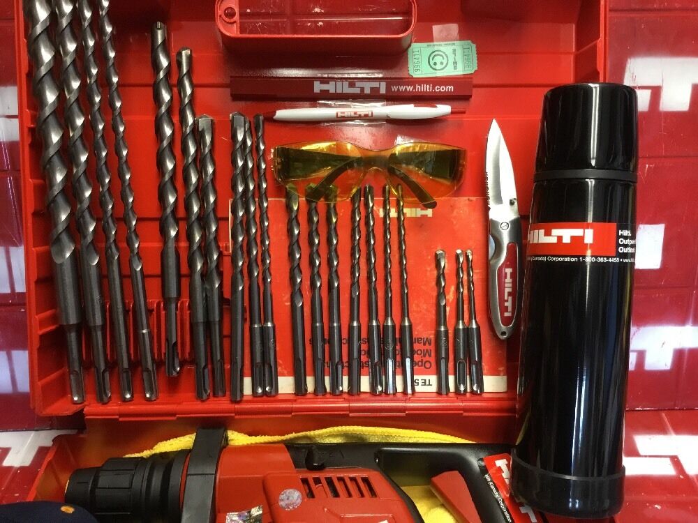 HILTI TE 5 HAMMER DRILL,FREE HILTI THERMO, FREE DRILL BITS