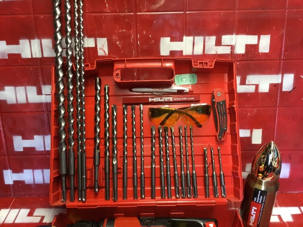 HILTI TE 5 HAMMER DRILL, FREE EXTRAS, LOADED BITS