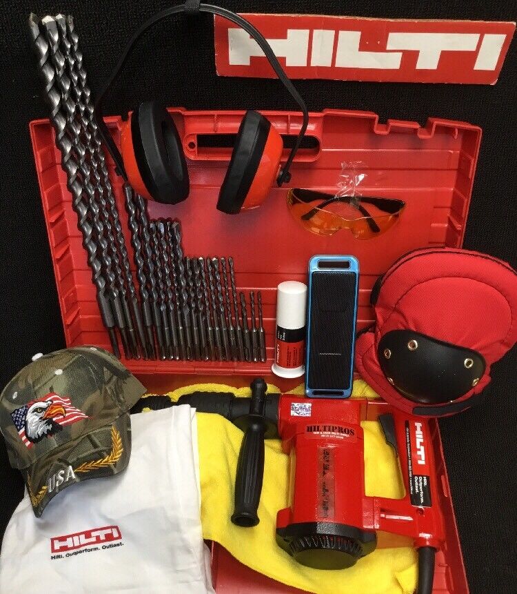 HILTI TE 22 HAMMER DRILL,PREOWNED, FREE SPEAKER,  EXTRAS,