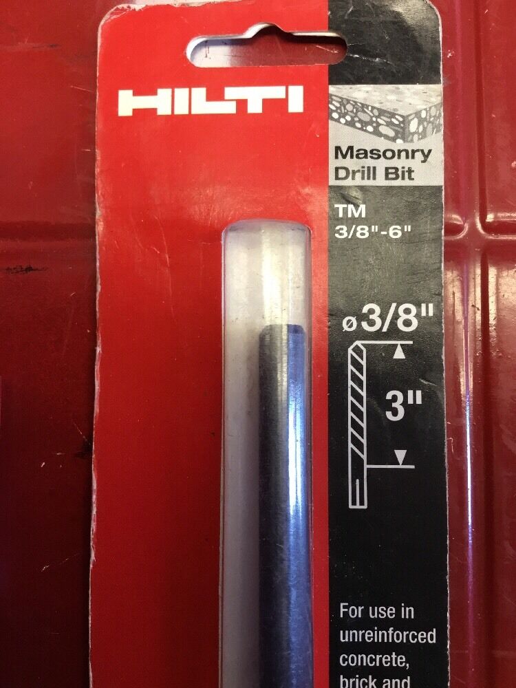 HILTI DRILL BIT TM 3/8" X 6"