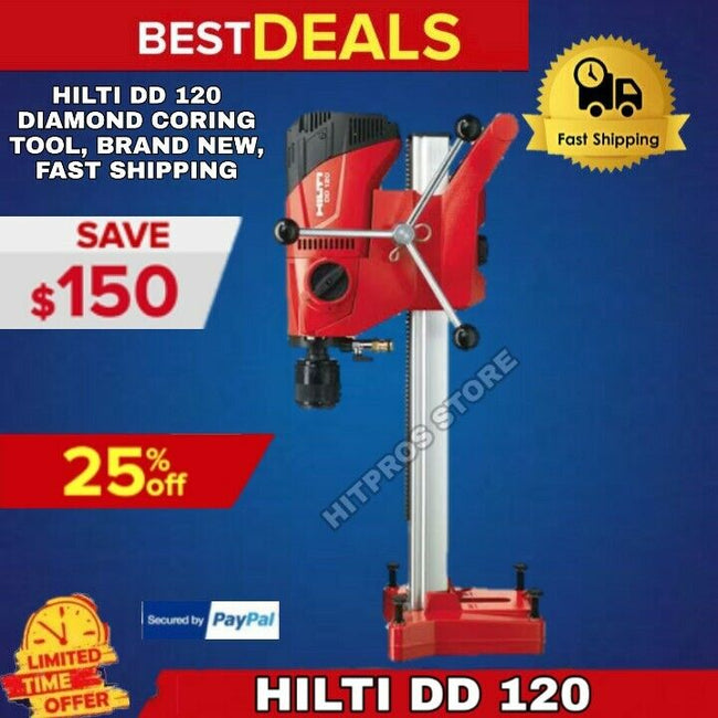 HILTI DD 120 DIAMOND CORING TOOL, BRAND NEW