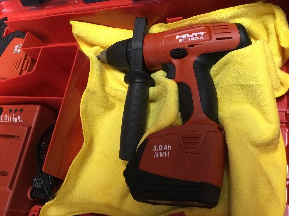 HILTI SF 150-A CORDLESS DRILL SET, NEW, FREE BITS, GRINDER, EXTRAS