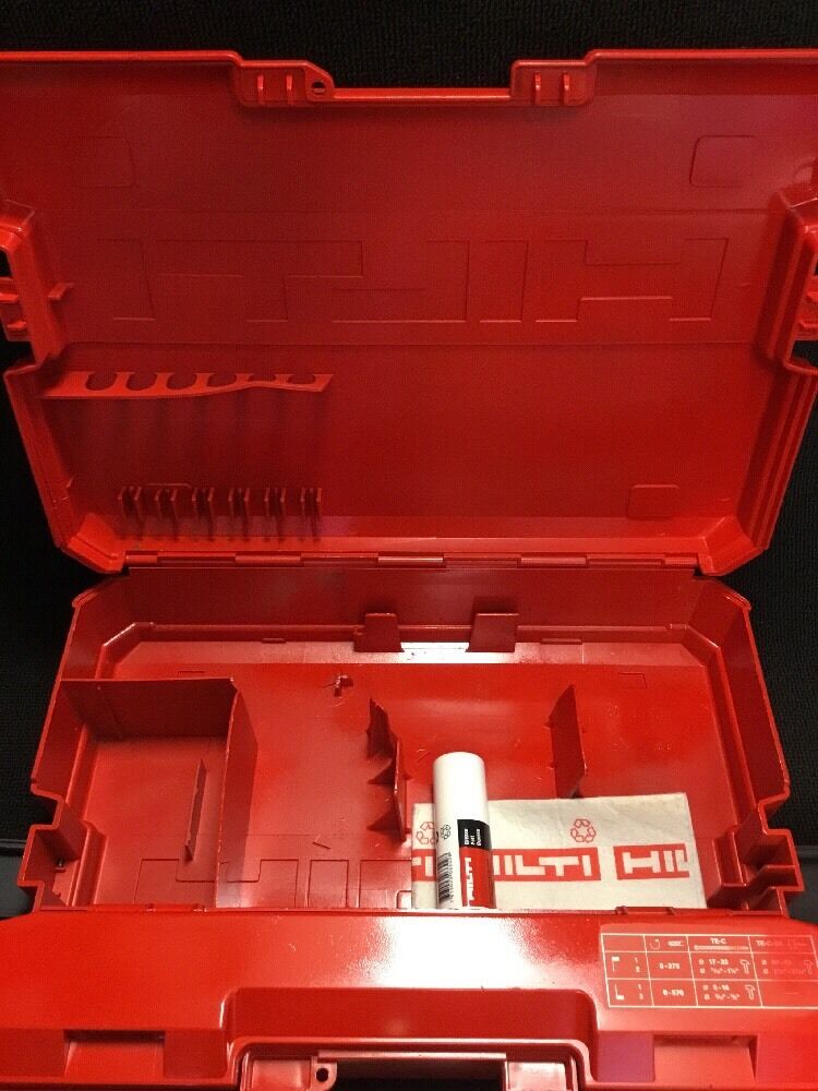 HILTI TE 24 ORIGINAL CASE,  PREOWNED, (ONLY CASE), FREE GREASE