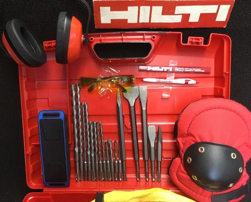 HILTI TE 7-C HAMMER DRILL, PREWONED, FREE SPEAKER, BITS, BUNCH EXTRAS, FAST SHIP