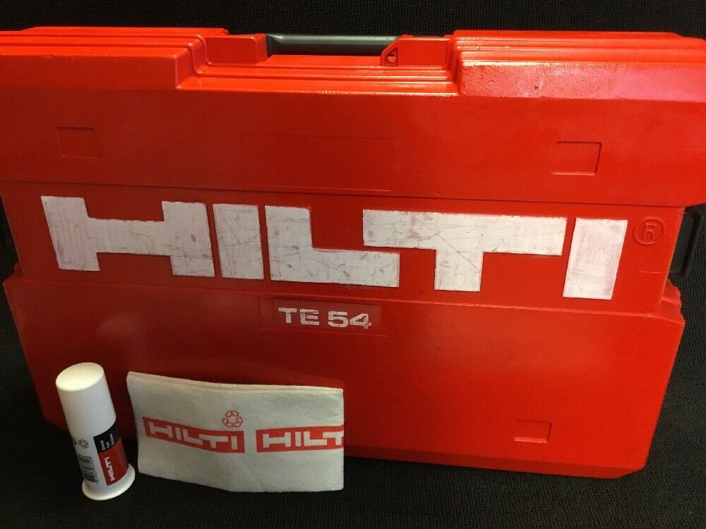 HILTI TE 54 CASE (ONLY CASE), PREOWNED, ORIGINAL, FREE HILTI GREASE, FAST SHIP