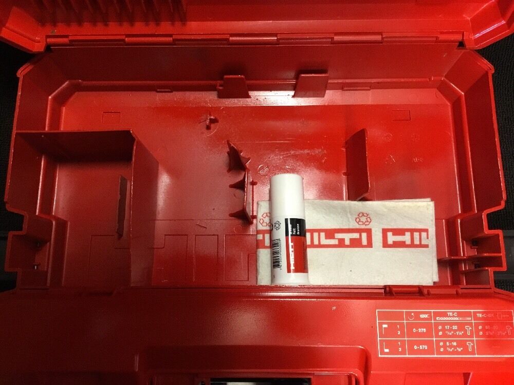 HILTI TE 24 ORIGINAL CASE,  PREOWNED, (ONLY CASE), FREE GREASE