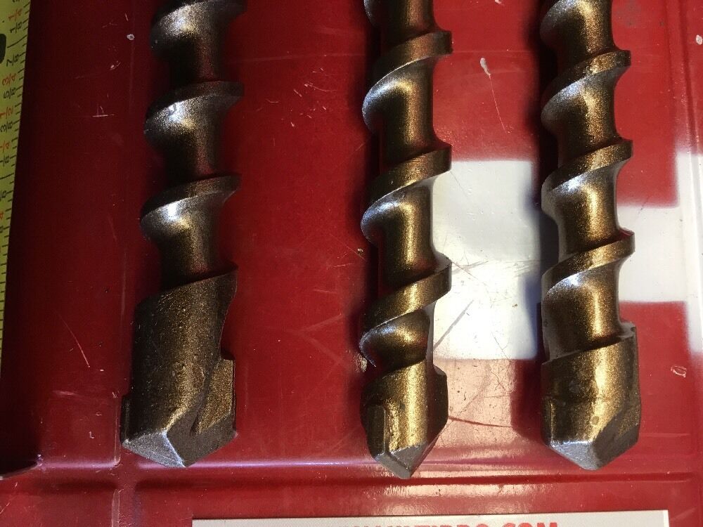 HILTI DRILL BIT 3/4" X 8" SDS PLUS SET OF 3