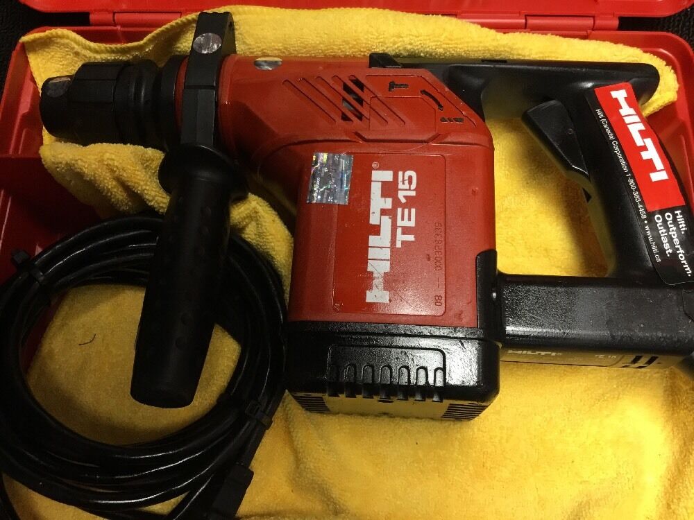 HILTI TE 15, GREAT CONDITION, FREE ANGLE GRINDER, BITS, EXTRAS