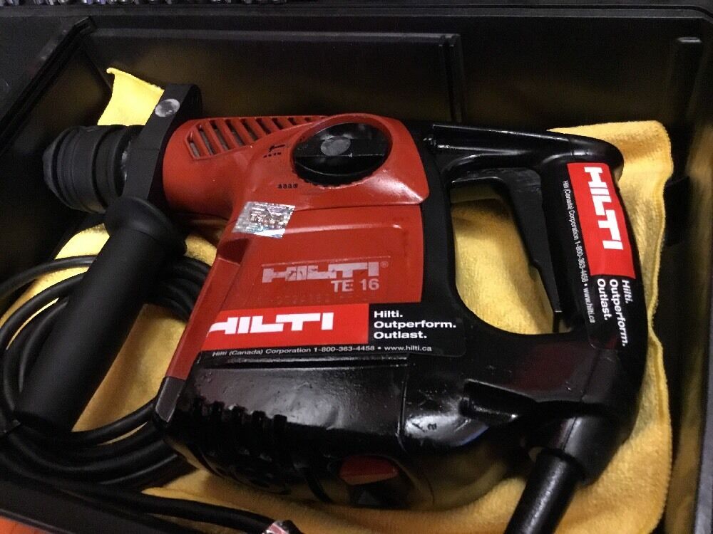 HILTI TE 16, PREOWNED, FREE THERMO, BITS, EXTRAS