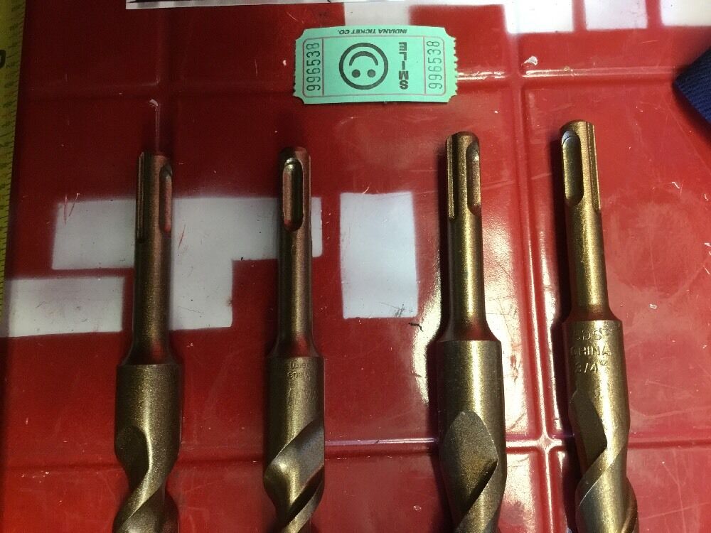 HILTI DRILL BIT SDS PLUS 3/4" X 8" SET OF 4